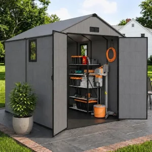Weatherproof Resin Storage Shed