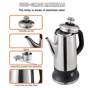 12-Cup Electric Coffee Percolator
